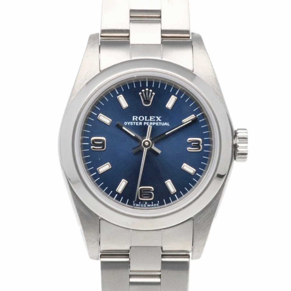 Rolex Oyster Perpetual Watch, Stainless Steel, 76080, Automatic Winding, Over...